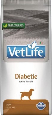 Farmina Vet Life Dog Diabetic для взрослых собак для контроля потребления сахаров