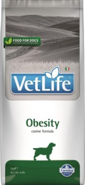 Farmina Vet Life Dog Obesity для взрослых собак с избыточным весом и при диабете
